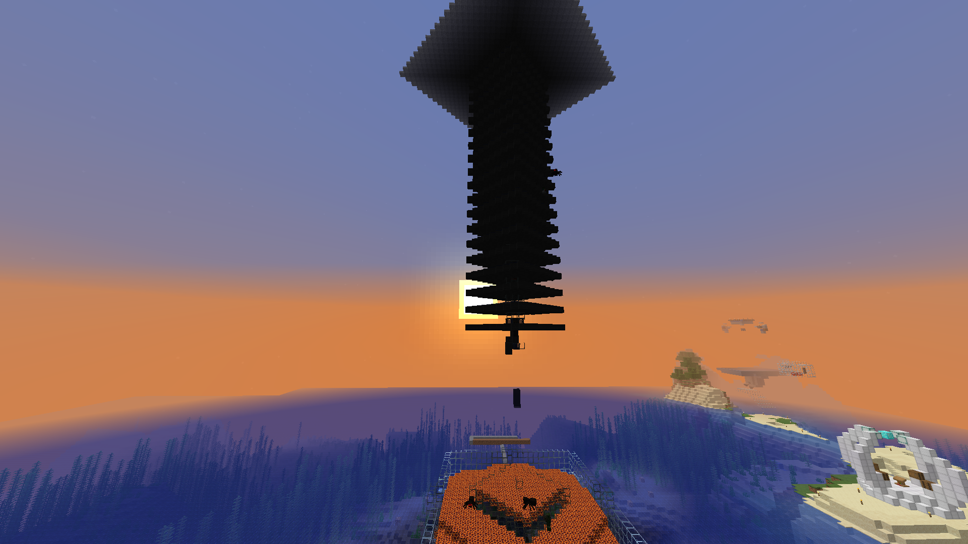 A mob farm designed by ilmango, built on my minecraft server